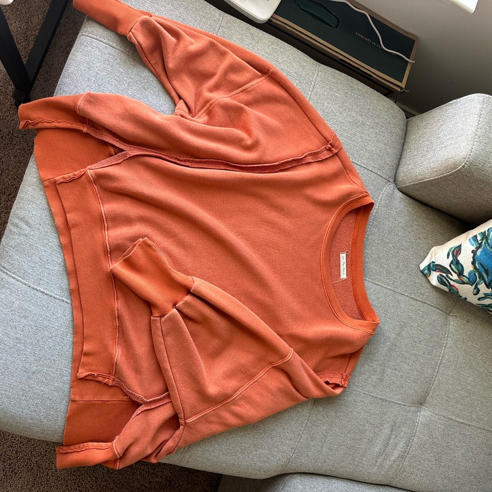 We The Free Camden Rust Knit Top